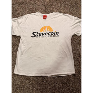 Nelk Full Send Buy High, Sell High White T-Shirt Size: XL